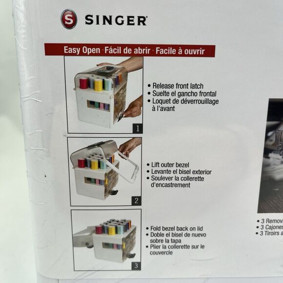 Singer Sew It Goes Essentials Sewing Kit 224pcs In Carry Case Organizer NEW - Picture 4 of 12